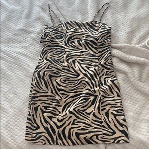 Animal Print Mini Dress